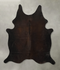 Chocolate Large Brazilian Cowhide Rug 5'11