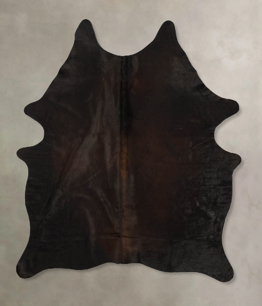 Chocolate Medium Brazilian Cowhide Rug 6'0"H x 4'4"W #B11347 by Hudson Hides