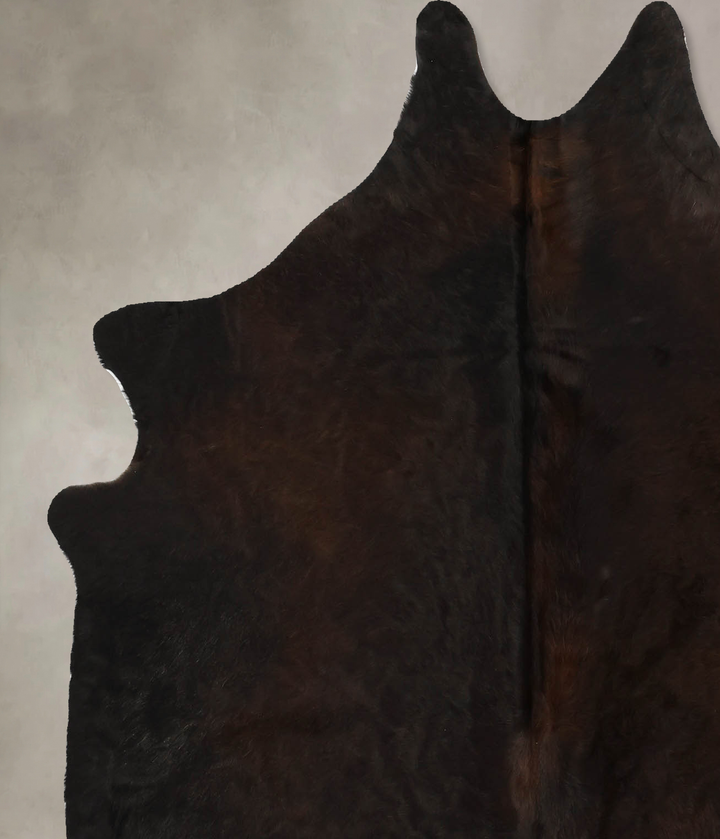 Chocolate Large Brazilian Cowhide Rug 5'11"H x 5'1"W #B11349 by Hudson Hides