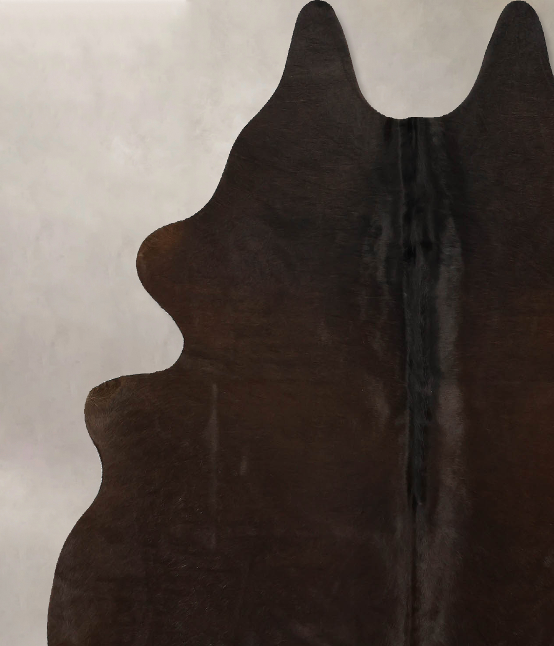 Chocolate Large Brazilian Cowhide Rug 6'1"H x 4'11"W #B11368 by Hudson