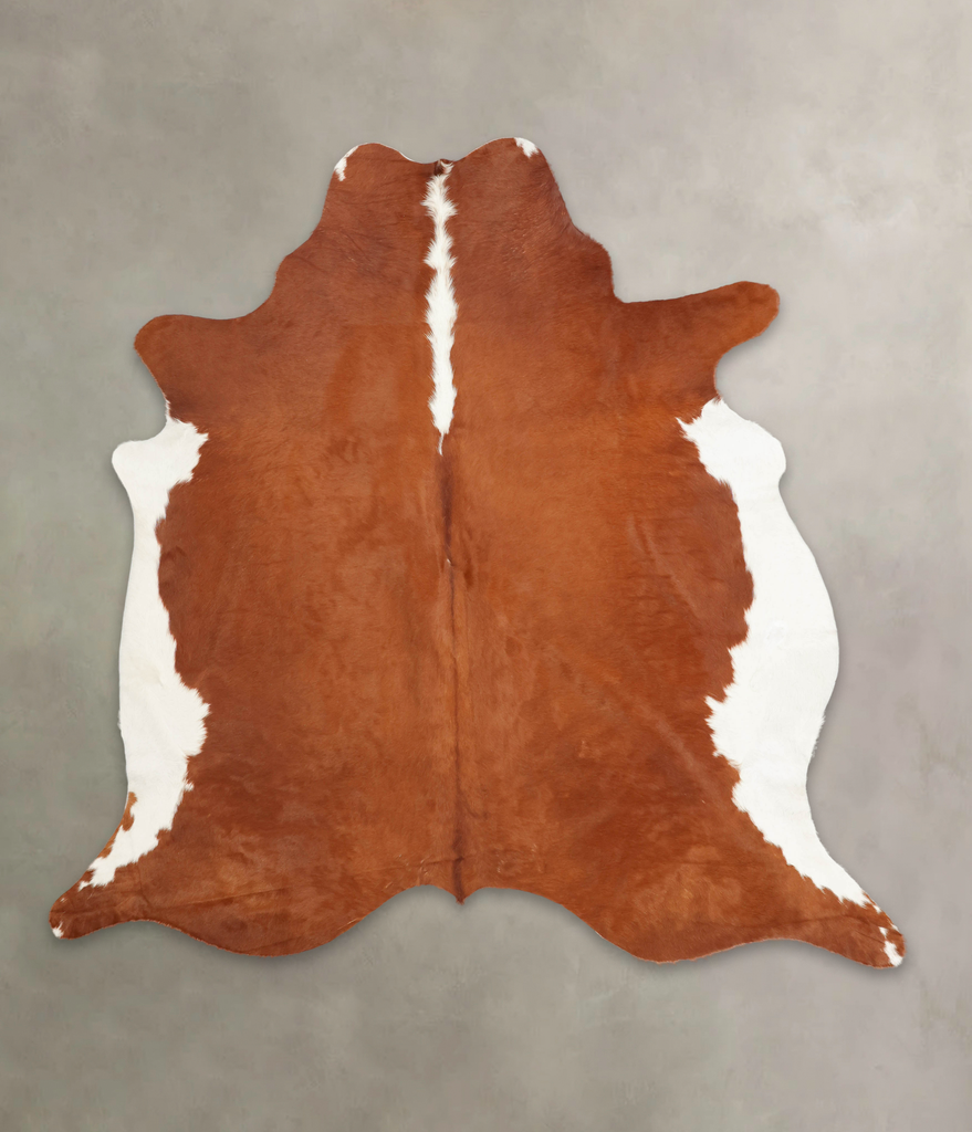 Hereford XX-Large Brazilian Cowhide Rug 7'5"H x 7'6"W #B1137 by Hudson Hides