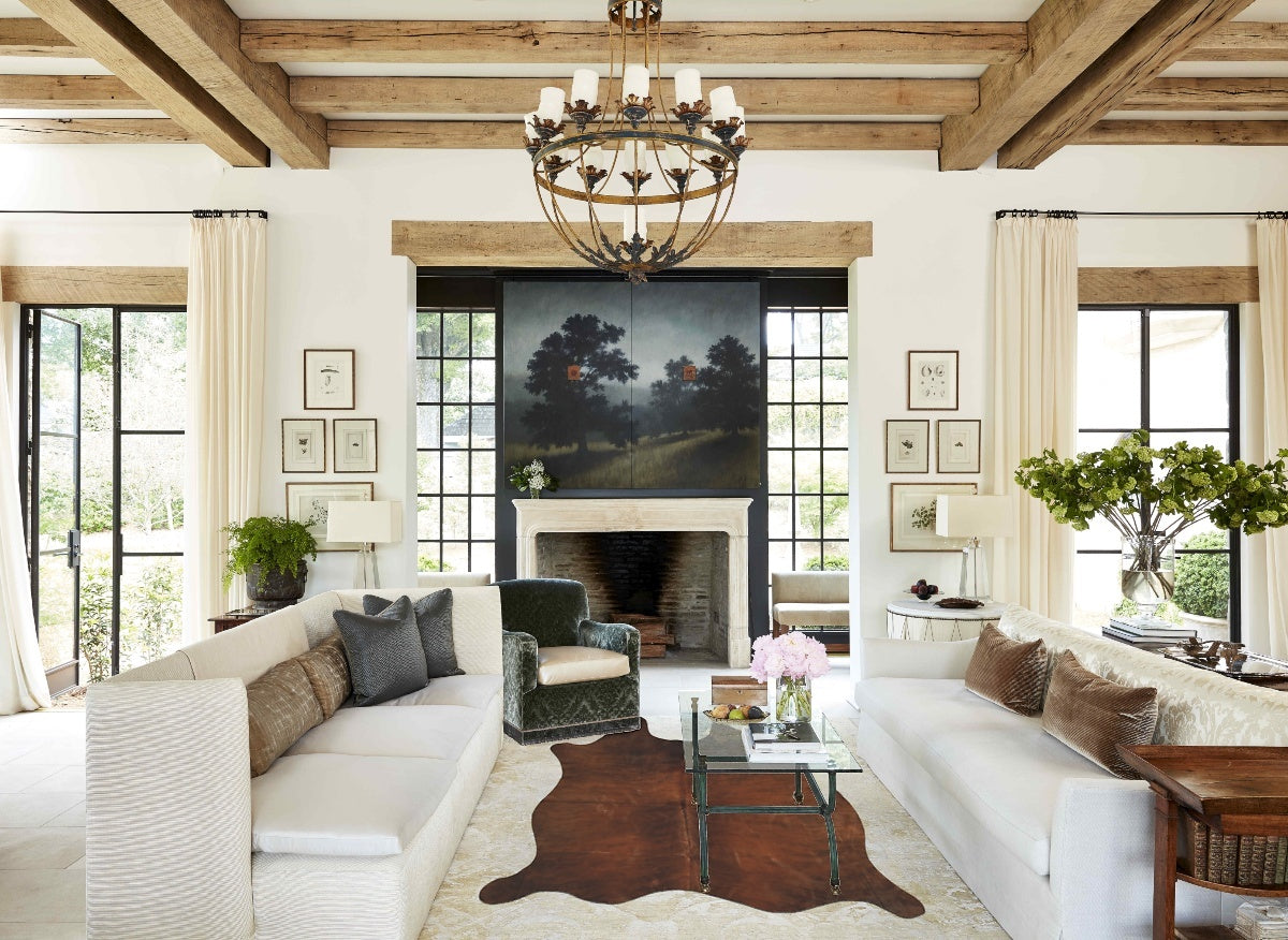 Medium Brindle Cowhide Rug #B11634