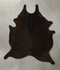 Chocolate Large Brazilian Cowhide Rug 6'8