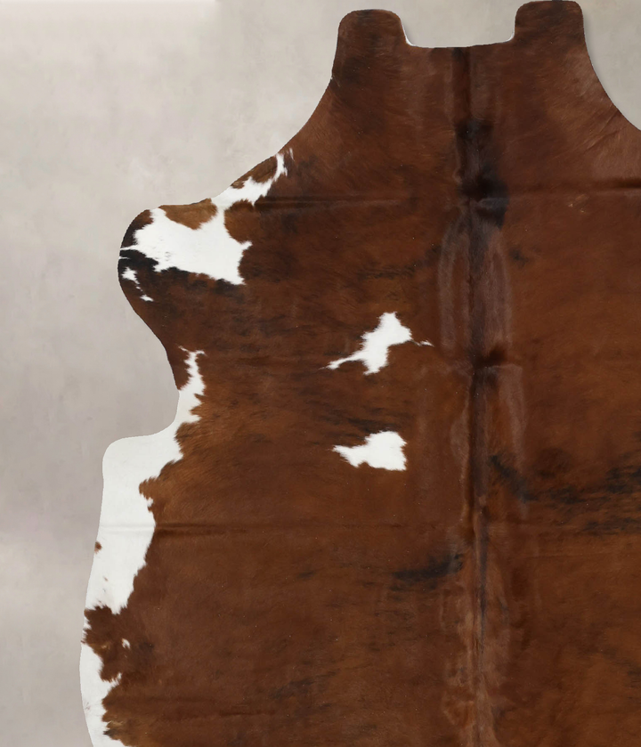 Tricolor X-Large European Cowhide Rug 7'2"H x 6'0"W #B11813 by Hudson Hides