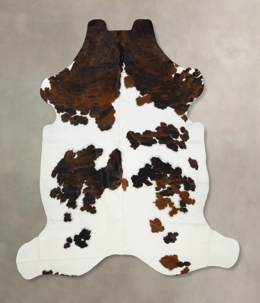 Tricolor X-Large European Cowhide Rug 7'4"H x 6'8"W #B11844 by Hudson Hides