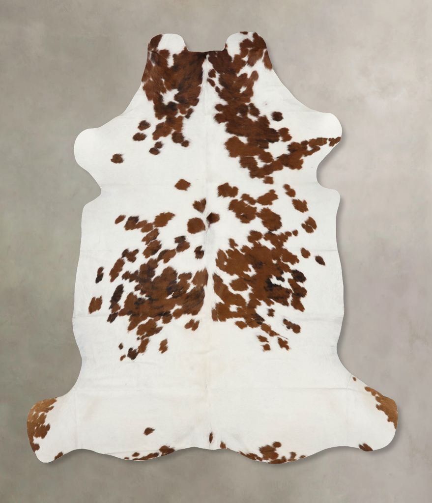 Tricolor X-Large European Cowhide Rug 7'4"H x 6'8"W #B11929 by Hudson Hides