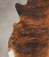 Dark Brindle X-Large Brazilian Cowhide Rug 6'11"H x 6'9"W #B1194 by Hudson Hides