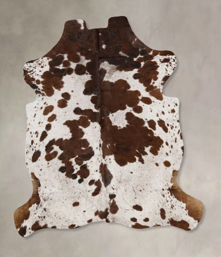 Tricolor X-Large European Cowhide Rug 7'2"H x 6'6"W #B11990 by Hudson Hides