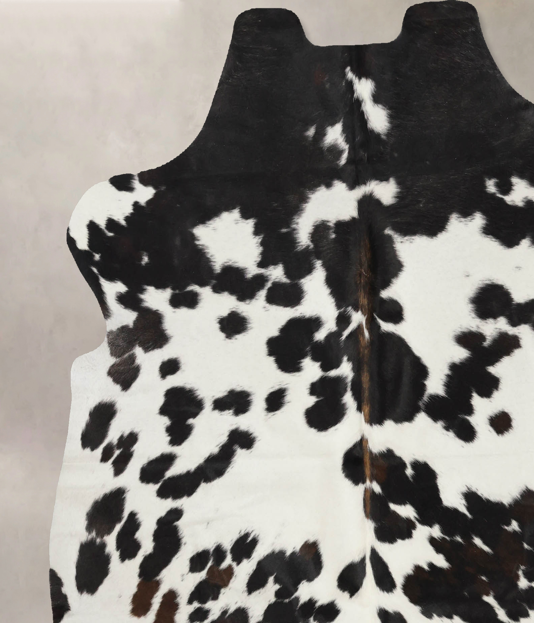 Tricolor X-Large European Cowhide Rug 6'8"H x 6'3"W #B12031 by Hudson 