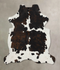 Tricolor X-Large European Cowhide Rug 6'10
