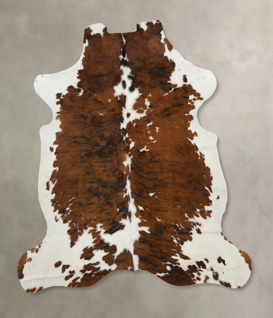 Tricolor X-Large European Cowhide Rug 7'4"H x 6'2"W #B12059 by Hudson Hides
