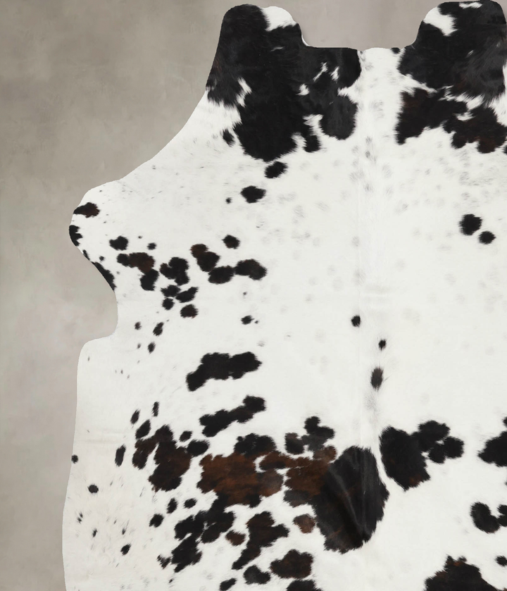Tricolor X-Large European Cowhide Rug 6'11"H x 6'4"W #B12062 by Hudson Hides
