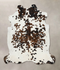 Tricolor X-Large European Cowhide Rug 7'2