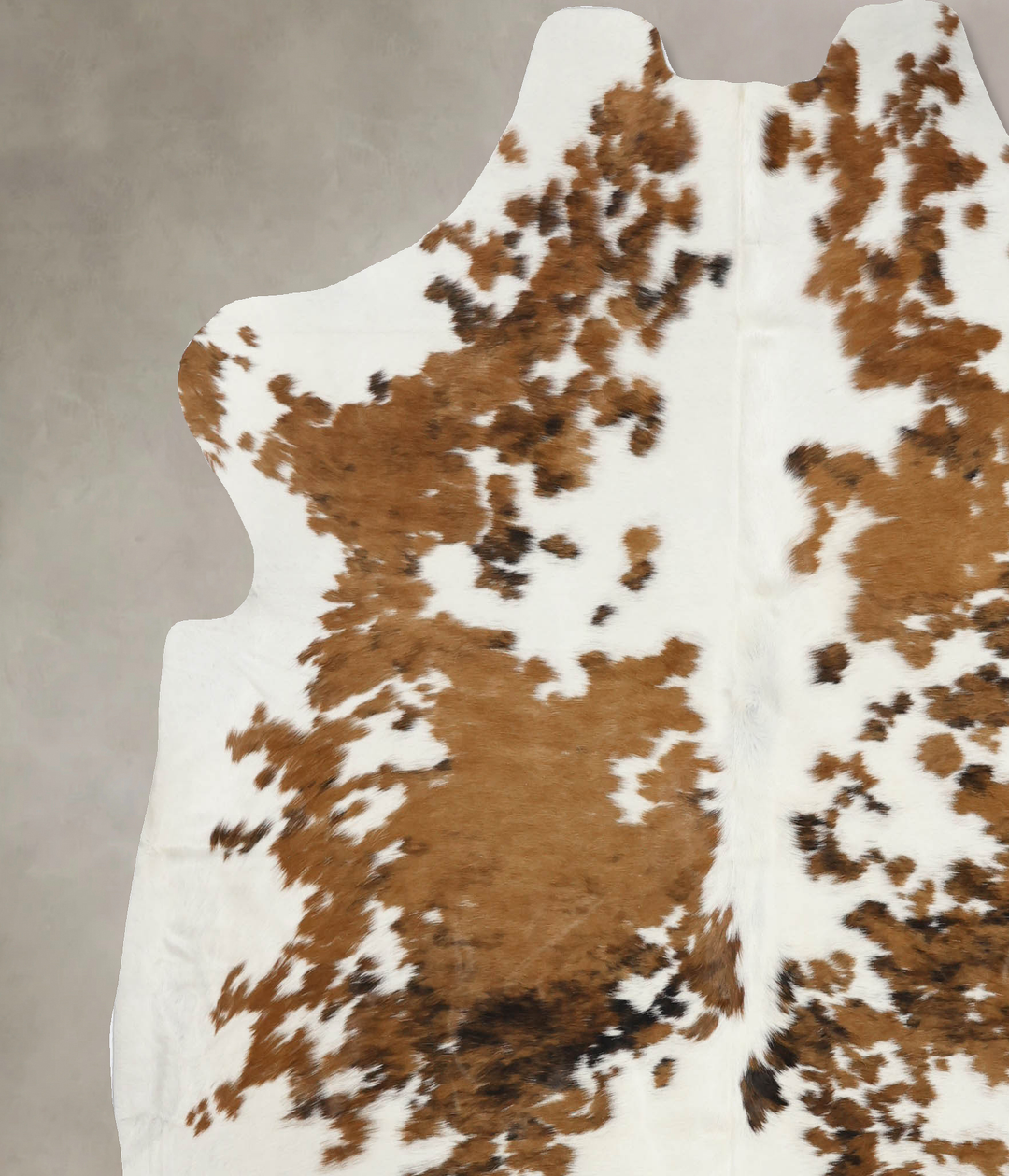 Tricolor X-Large European Cowhide Rug 7'2"H x 6'10"W #B12091 by Hudson