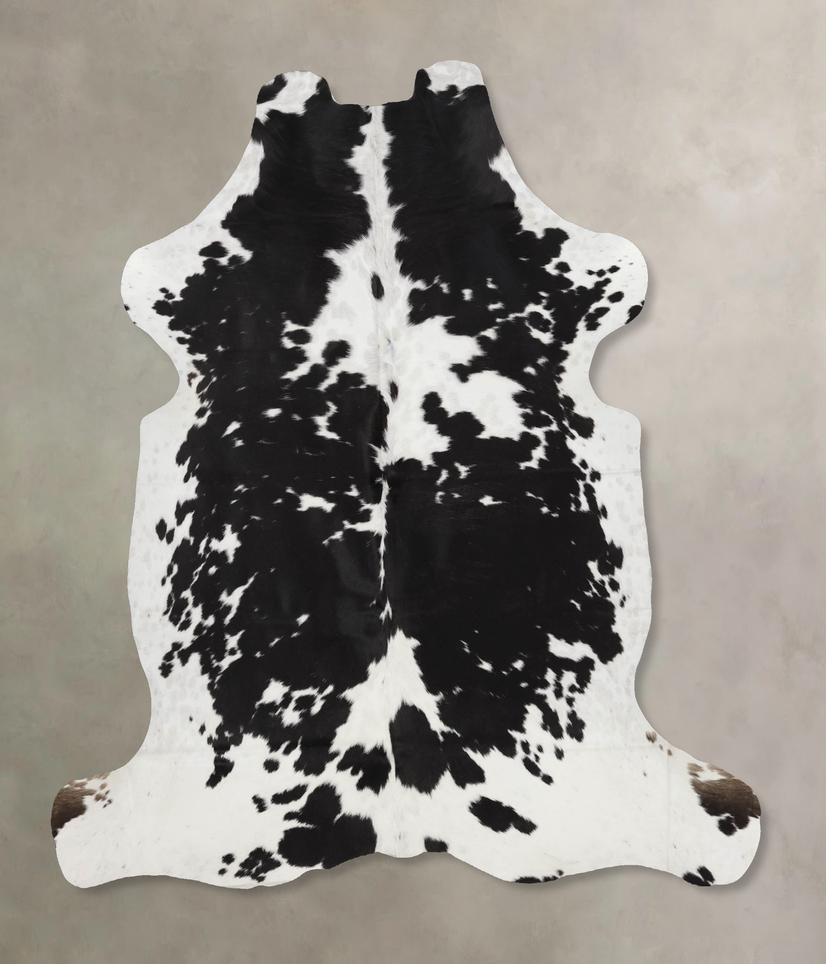 Black and White Cowhide Rug #B12190