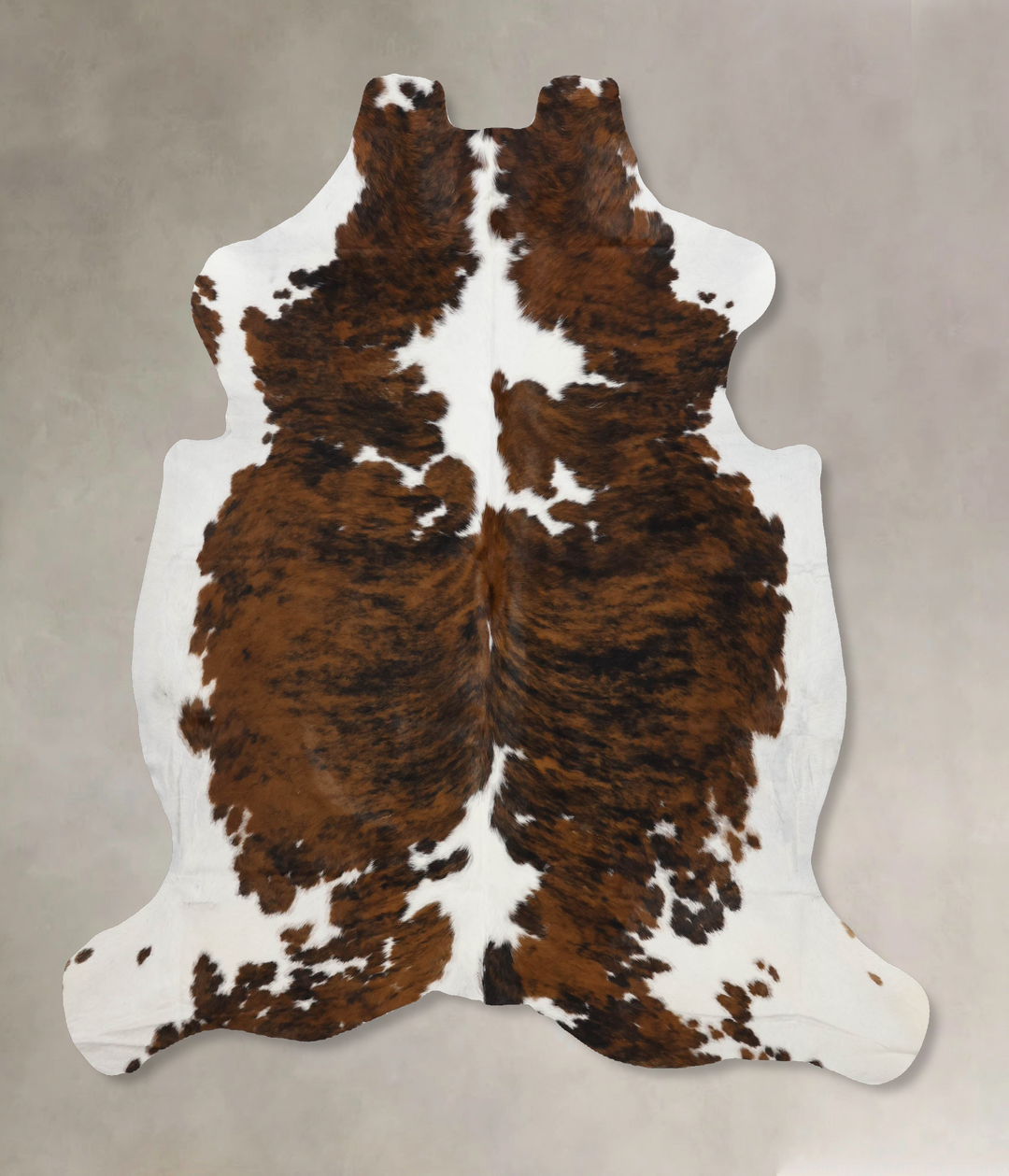 Tricolor X-Large European Cowhide Rug 6'7"H x 6'4"W #B12213 by Hudson 