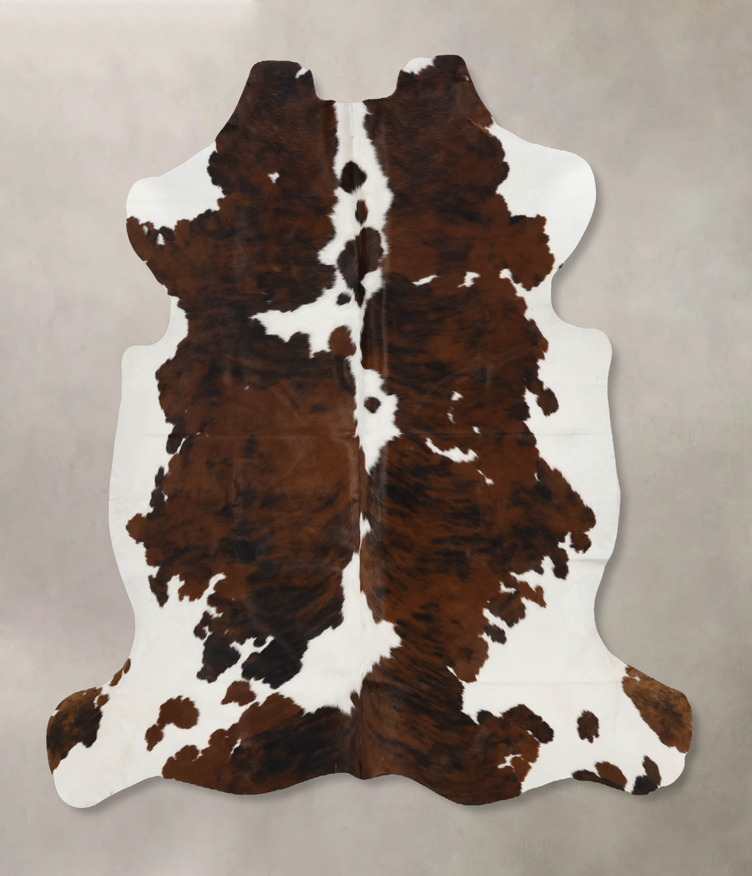 Tricolor X-Large European Cowhide Rug 6'7"H x 6'4"W #B12342 by Hudson 