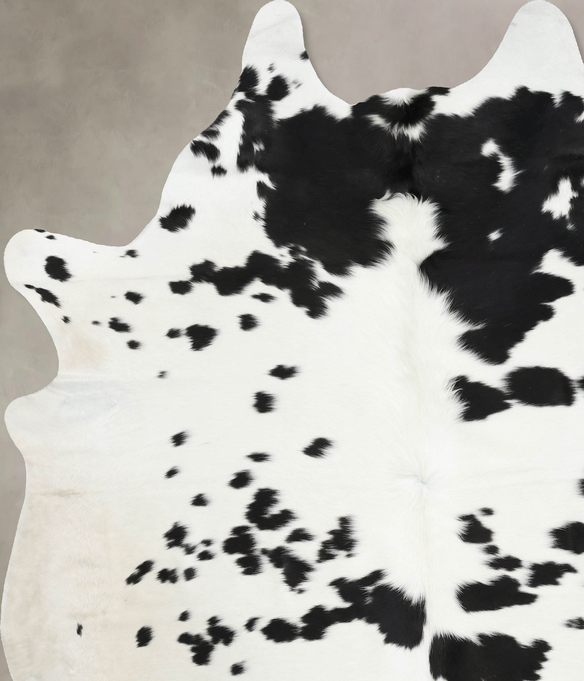 Black and White Cowhide Rug #B12445