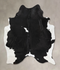 Black and White XX-Large Brazilian Cowhide Rug 8'8