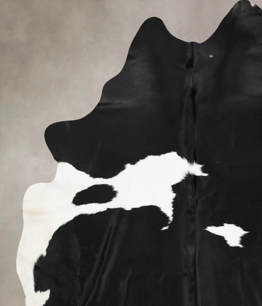 Black and White XX-Large Brazilian Cowhide Rug 8'7"H x 7'2"W #B12447 b