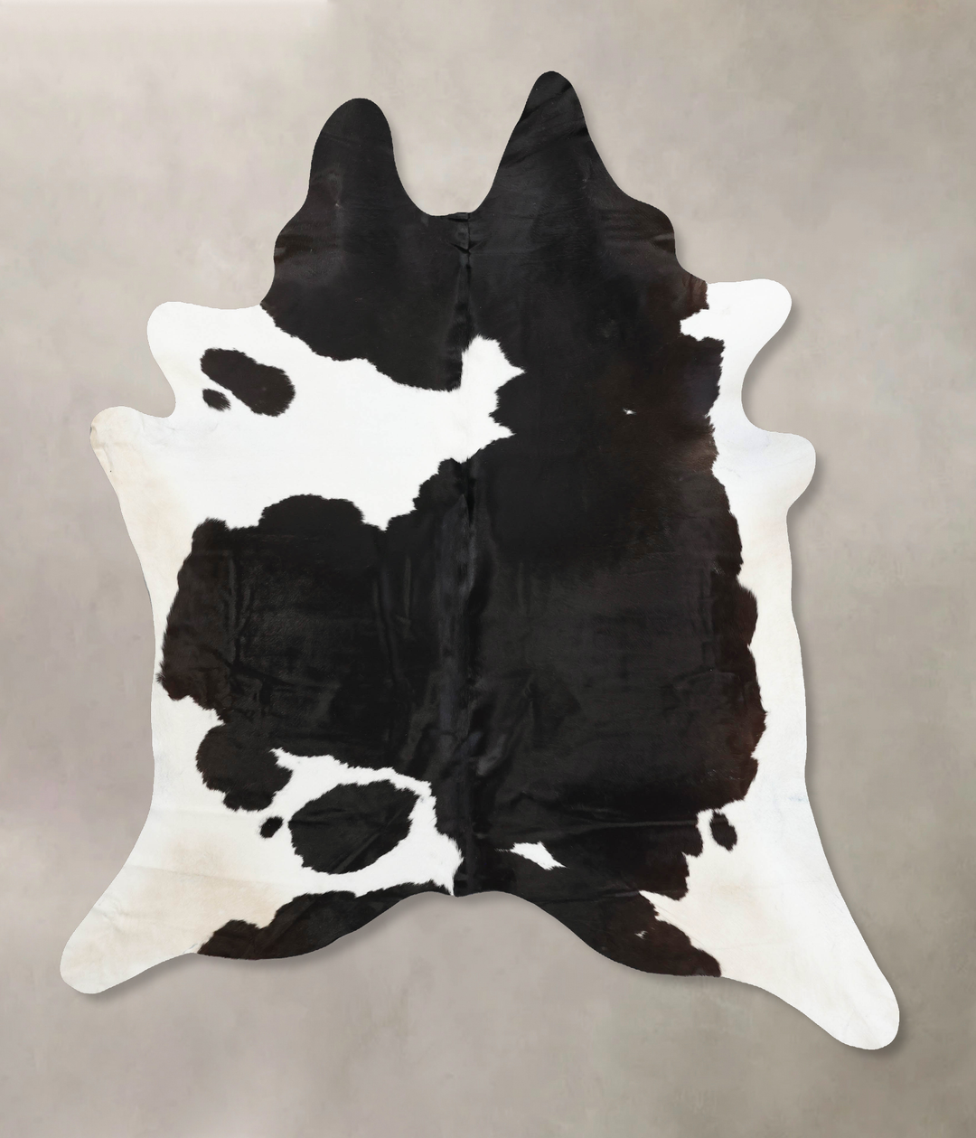 Black and White XX-Large Brazilian Cowhide Rug 9'4"H x 7'5"W #B12457 b