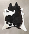 Black and White XX-Large Brazilian Cowhide Rug 9'4