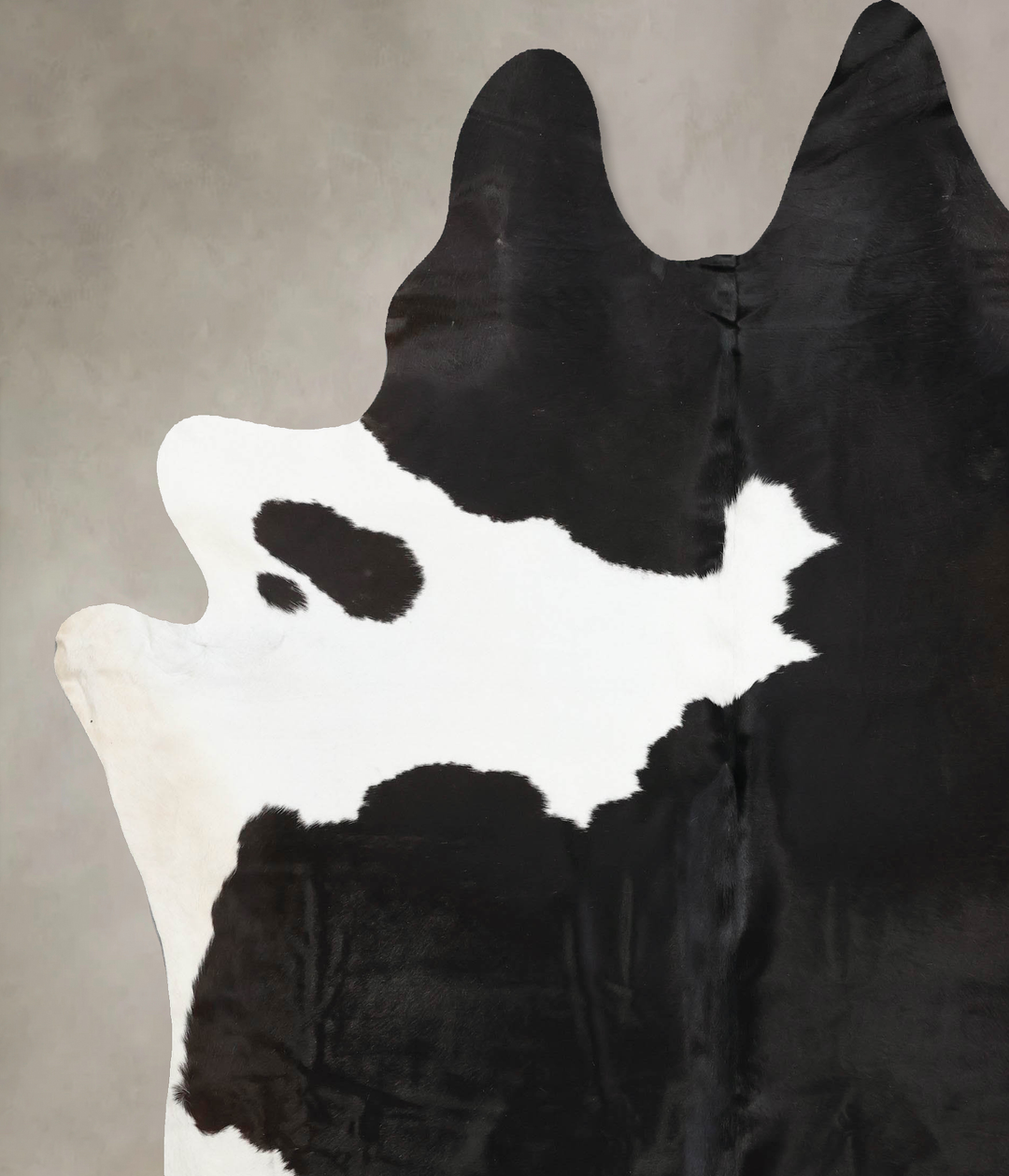 Black and White XX-Large Brazilian Cowhide Rug 9'4"H x 7'5"W #B12457 b