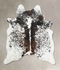 Salt and Pepper Brown X-Large Brazilian Cowhide Rug 7'7