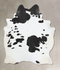 Black and White X-Large Brazilian Cowhide Rug 7'9