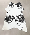 Black and White XX-Large Brazilian Cowhide Rug 8'1