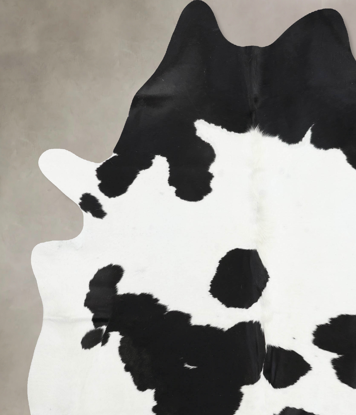 Black and White XX-Large Brazilian Cowhide Rug 8'3"H x 6'6"W #B12477 by Hudson Hides