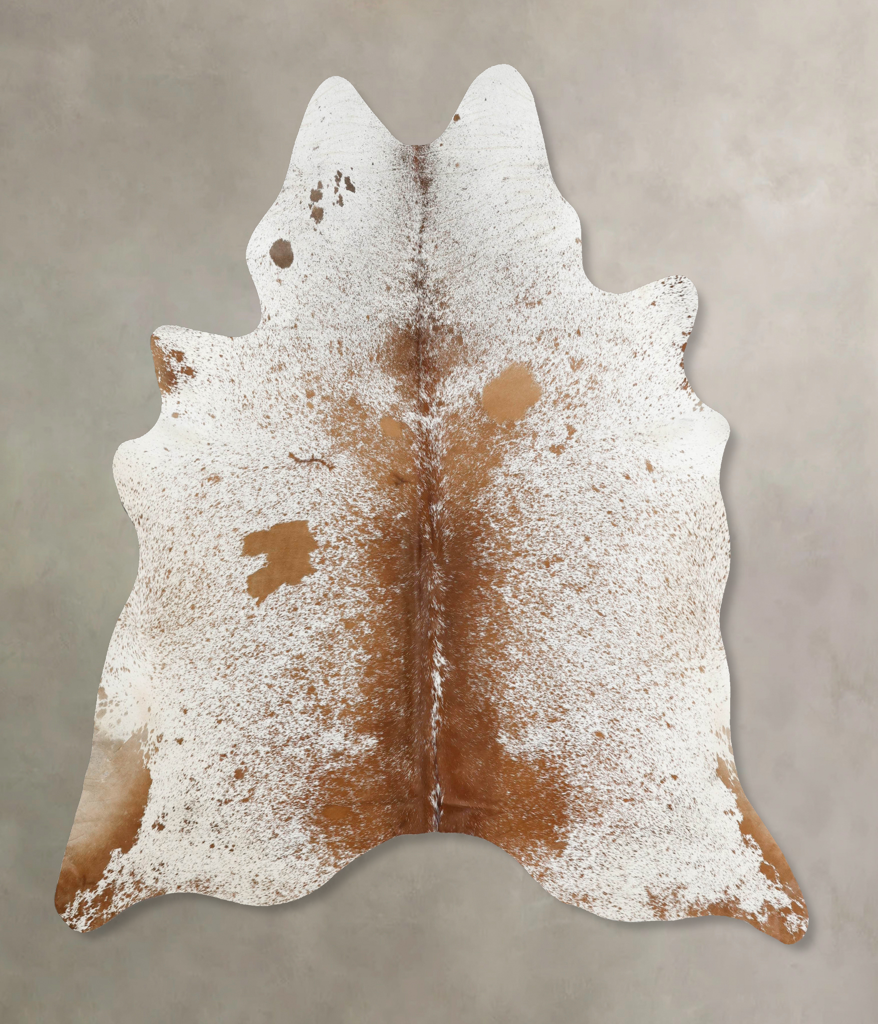 Salt and Pepper Brown Cowhide Rug #B12484