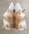 Salt and Pepper Brown X-Large Brazilian Cowhide Rug 7'9
