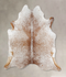 Salt and Pepper Brown XX-Large Brazilian Cowhide Rug 7'6