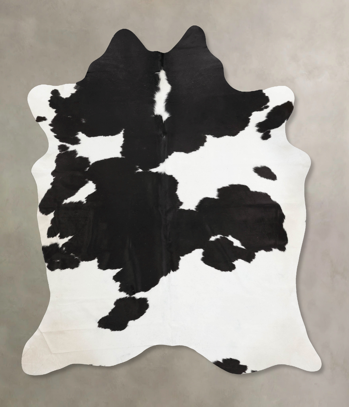 Black and White XX-Large Brazilian Cowhide Rug 8'3"H x 6'8"W #B12507 by Hudson Hides