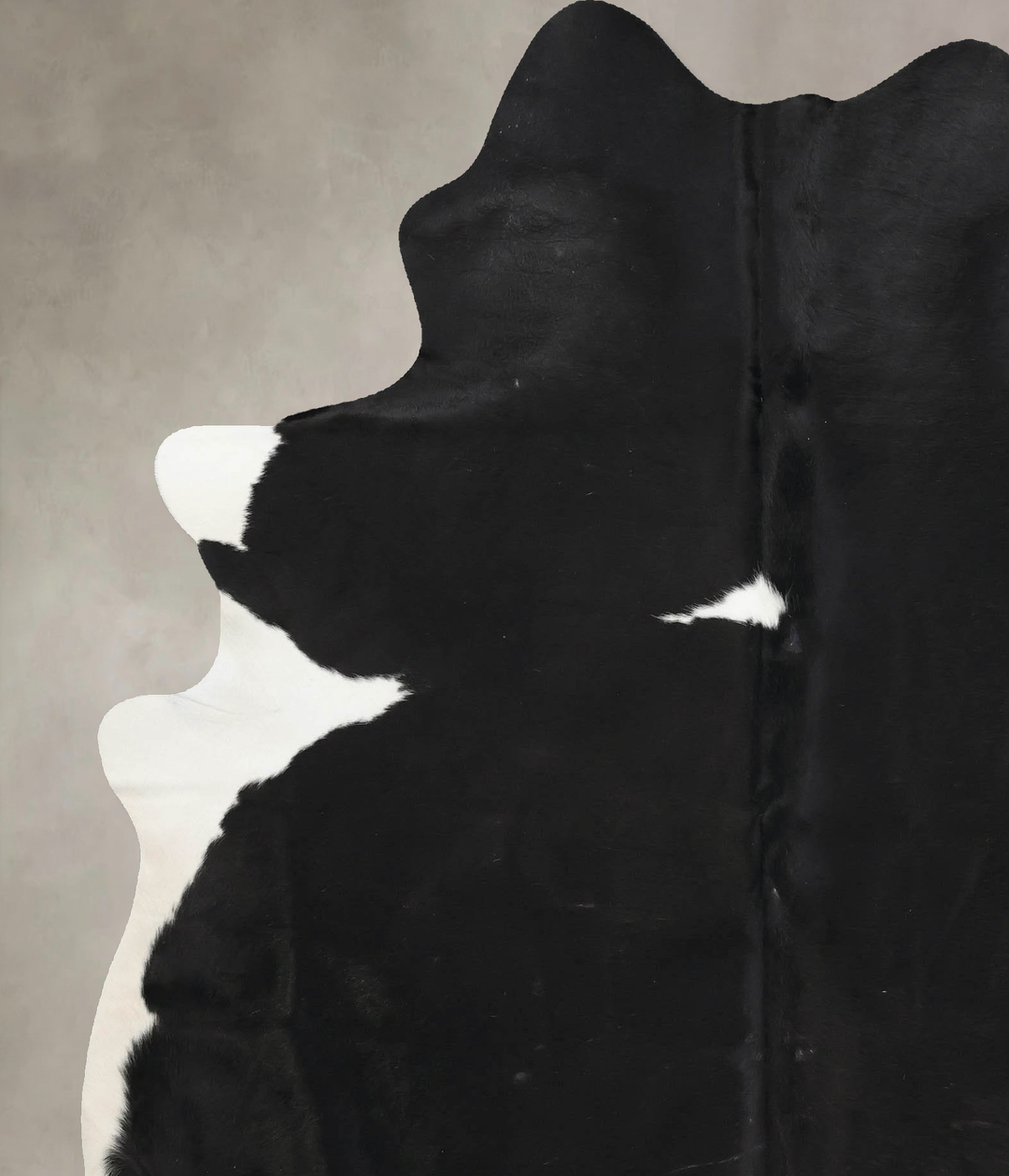 Black and White X-Large Brazilian Cowhide Rug 7'11"H x 6'2"W #B12510 b