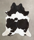 Black and White XX-Large Brazilian Cowhide Rug 8'5"H x 7'2"W #B12513 by Hudson Hides
