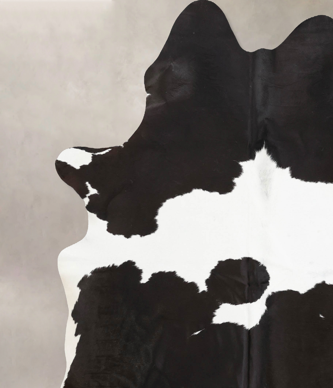 Black and White XX-Large Brazilian Cowhide Rug 8'5"H x 7'2"W #B12513 b