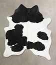 Black and White XX-Large Brazilian Cowhide Rug 8'5"H x 6'4"W #B12517 by Hudson Hides