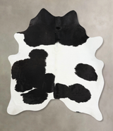 Black and White XX-Large Brazilian Cowhide Rug 8'5"H x 6'4"W #B12517 by Hudson Hides