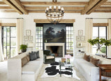 Black and White XX-Large Brazilian Cowhide Rug 8'5"H x 6'4"W #B12517 by Hudson Hides