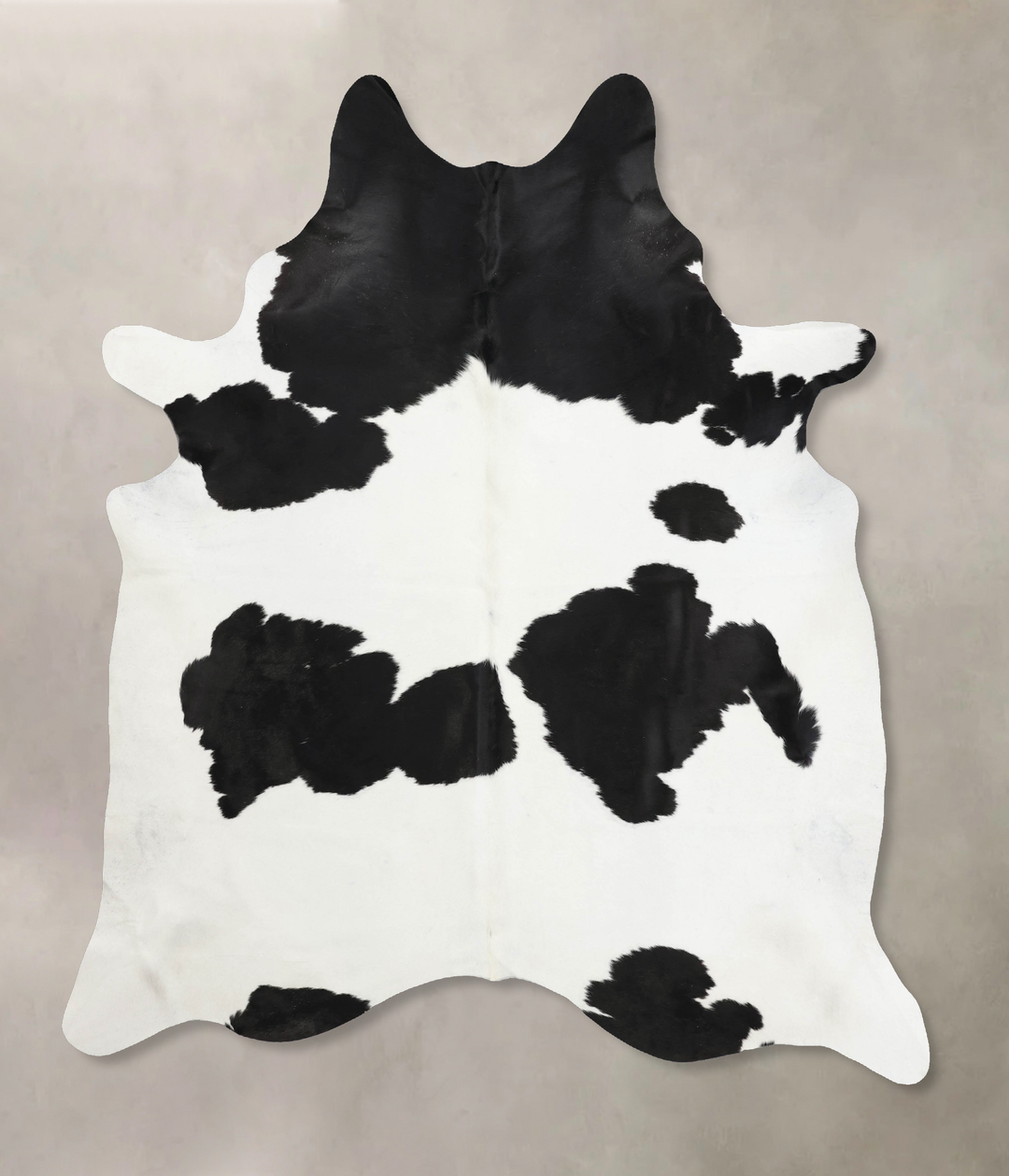 Black and White XX-Large Brazilian Cowhide Rug 8'8"H x 7'3"W #B12518 b
