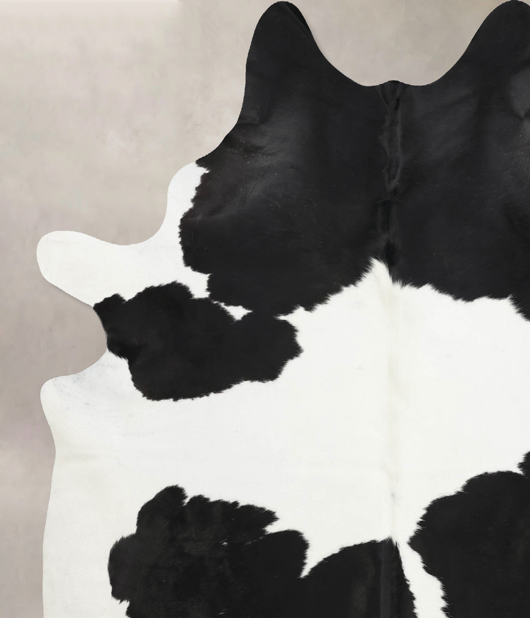 Black and White XX-Large Brazilian Cowhide Rug 8'8"H x 7'3"W #B12518 b