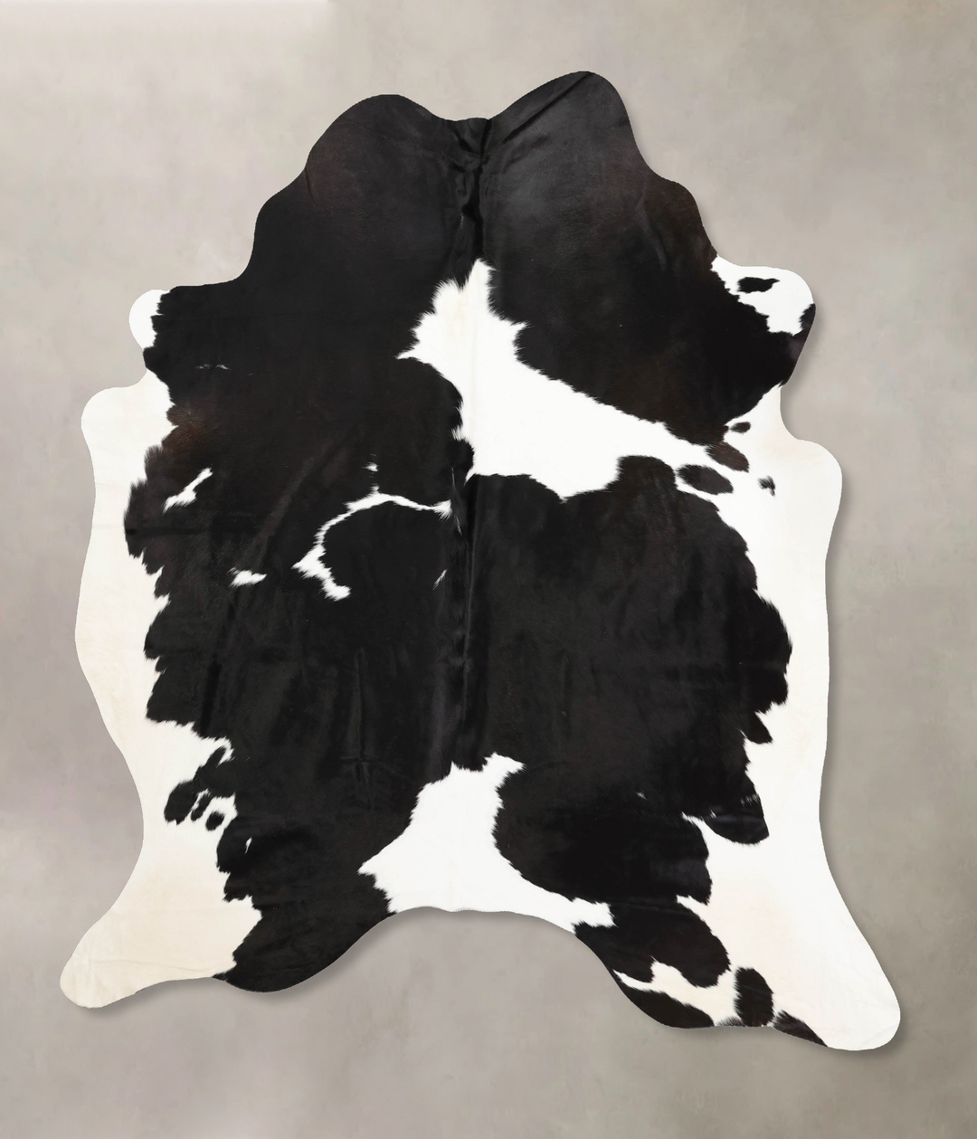Black and White XX-Large Brazilian Cowhide Rug 8'5"H x 6'9"W #B12526 b