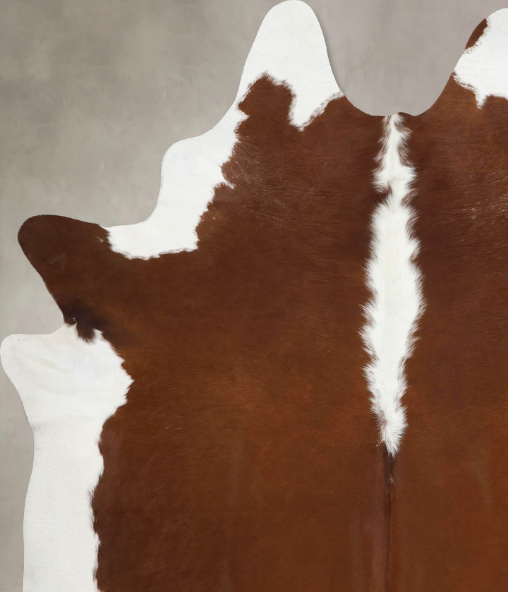 Hereford XX-Large Brazilian Cowhide Rug 8'6"H x 6'10"W #B12538 by Hudson Hides