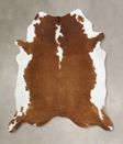 Hereford X-Large Brazilian Cowhide Rug 7'4"H x 6'7"W #B12541 by Hudson Hides