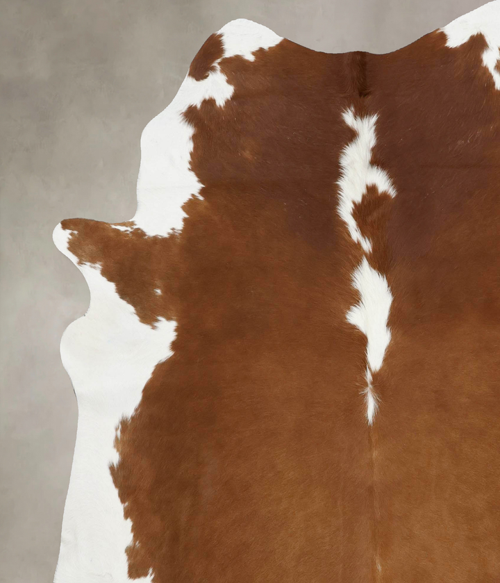 Hereford X-Large Brazilian Cowhide Rug 7'4"H x 6'7"W #B12541 by Hudson Hides