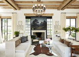 Hereford XX-Large Brazilian Cowhide Rug 7'3"H x 7'4"W #B12543 by Hudson Hides