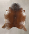 Salt and Pepper Brown X-Large Brazilian Cowhide Rug 7'3