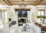 Salt and Pepper Black X-Large Brazilian Cowhide Rug 7'4"H x 5'7"W #B12550 by Hudson Hides